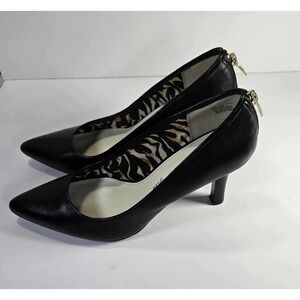 Anne Klein Black Pointed Toe Heels